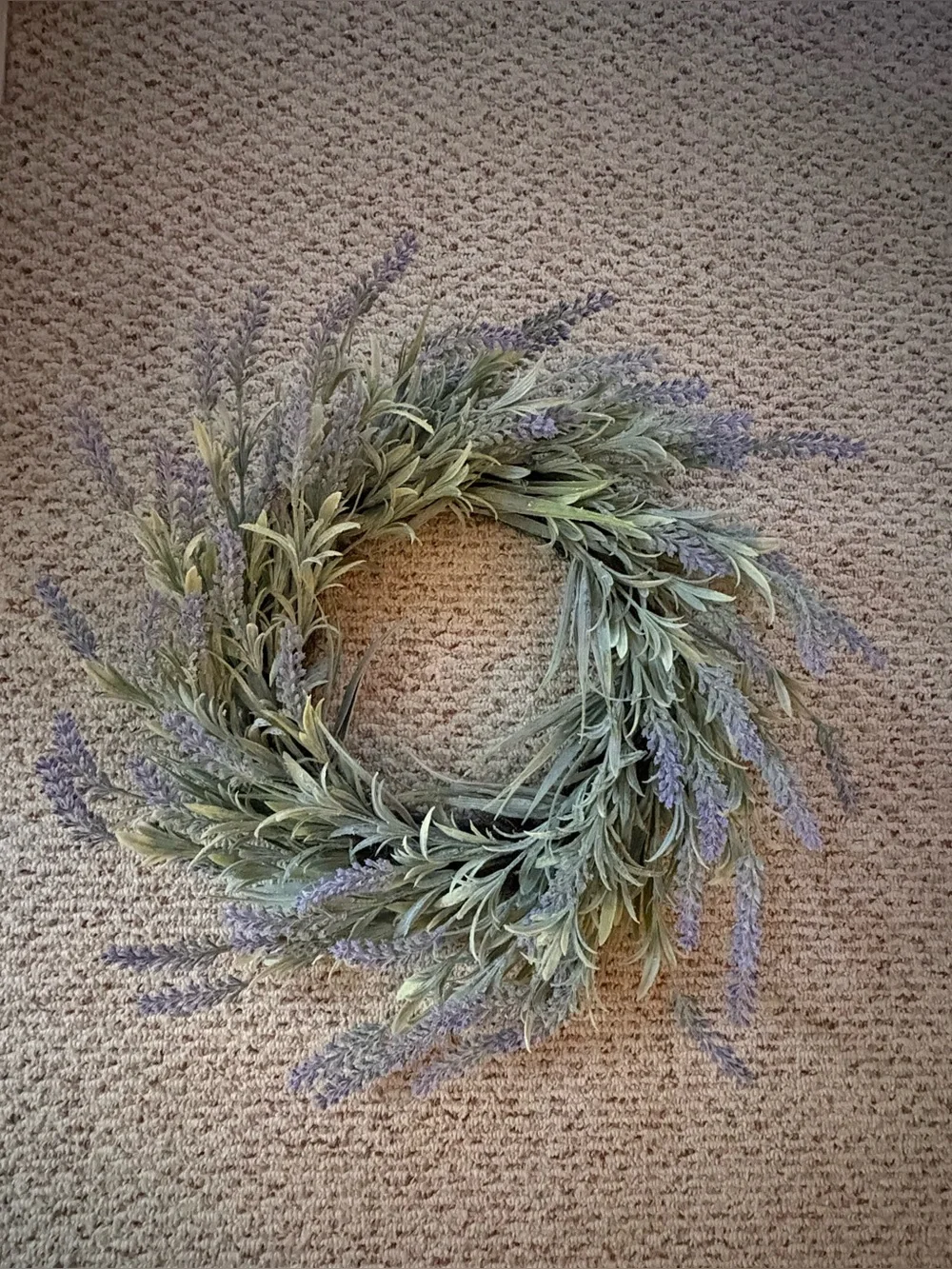 Lavender Greenery Holiday Wreath - Home Holiday